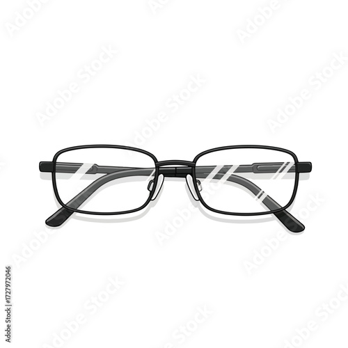 glasses isolated on white