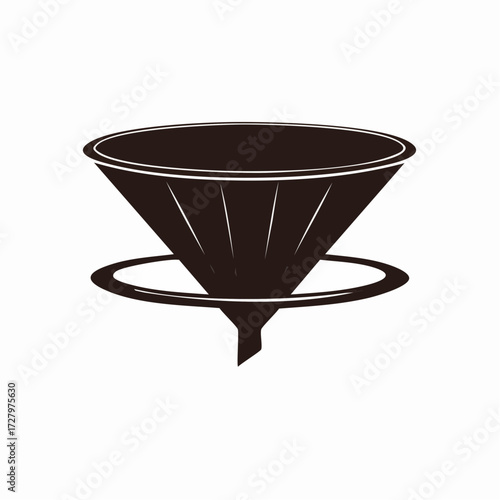 Coffee filter cone, ideal for brewing delicious coffee and pour-over coffee drinks