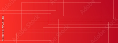 Abstract banner vector, red and white horizontal background, digital media banner with empty space. suit for bussines, banners, textures,