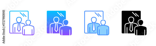 Reflection Multi Style Icon Set