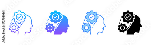 Mindset Multi Style Icon Set