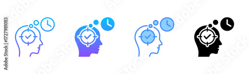 Discipline Multi Style Icon Set