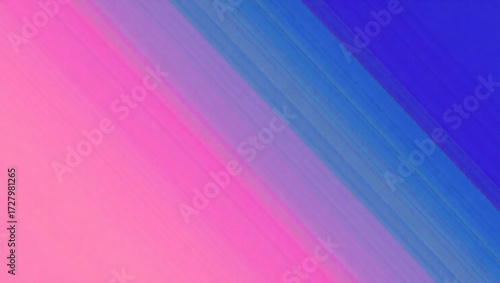 Diagonal gradient of pink to blue with pixelated texture