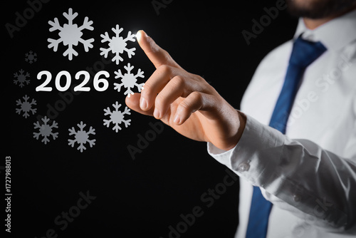 Businessman using virtual s...