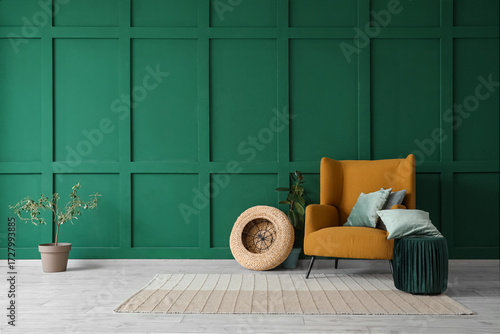 Modern interior design with...