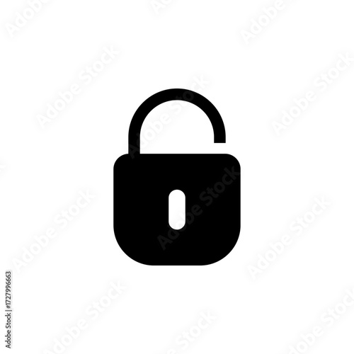 Unlock Icon for Security and Access