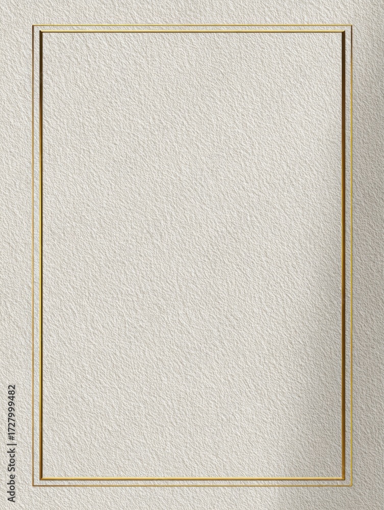 Fototapeta premium Elegant Blank Frame on Textured Background Ideal for Showcasing Artwork or Photographs in a Modern Setting