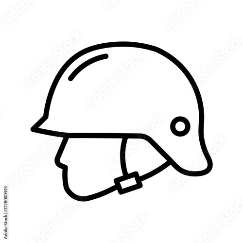 Protective headgear with chin strap helmet headwear