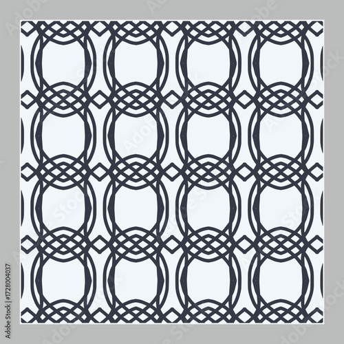 Interwoven Circles a pattern of interwoven circles forming a complex web.