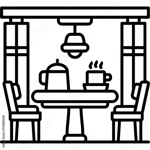 Dining Outline Icon