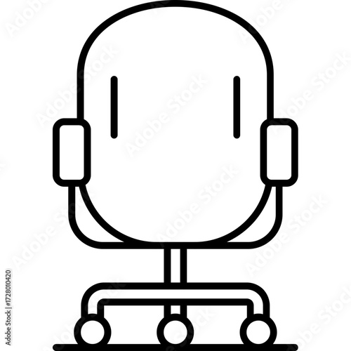 Office chair Outline Icon