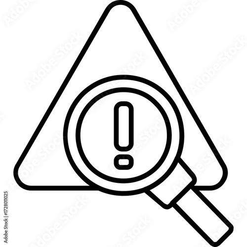 Intrusion Detection Outline Icon