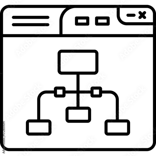 Container Service Outline Icon