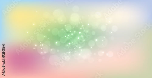 Vector illustration blur bokeh background blue tone color.