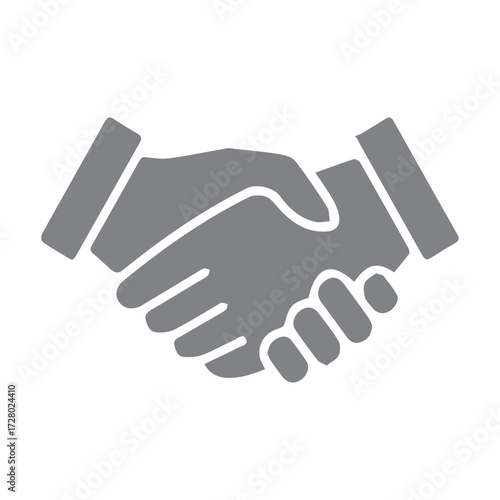 Business handshake icon
