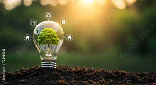 Clean technology to preserve natural resources, a sustainable future with innovative technological solutions