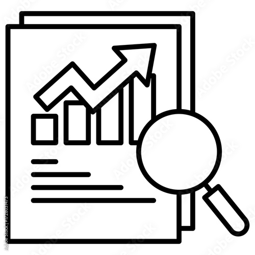 Report Anlysis Outline Icon