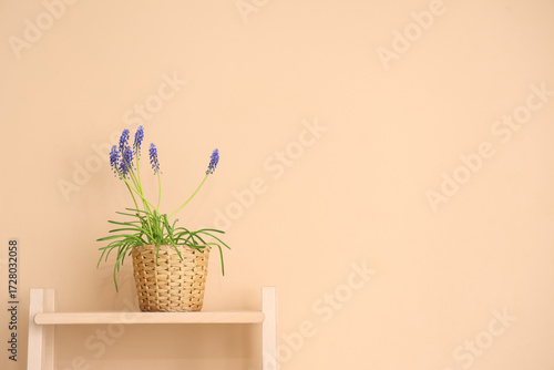 Wicker pot with beautiful M...