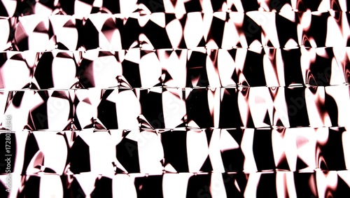 Abstract Metallic Texture with Geometric Reflections and Contras