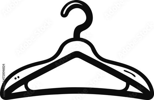 Simple Garment Hanger Doodle