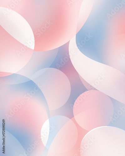 Soft pastel abstract digital wallpaper 4K