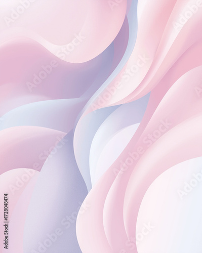 Soft pastel abstract digital wallpaper 4K