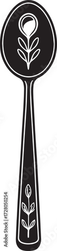  Antique Spoon Vector – Elegant Cutlery Icons 