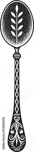  Antique Spoon Vector – Elegant Cutlery Icons 