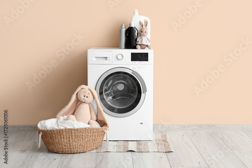 Washing machine and wicker ...