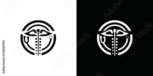simple pharmacy logo vector 01