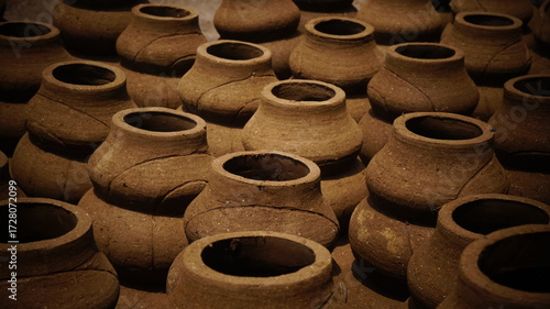 Rustic Handmade Clay Jars