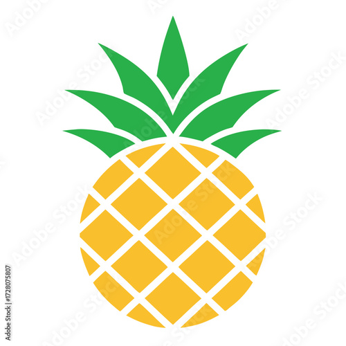 a-pineapple-logo-silhouette-vector-design eps