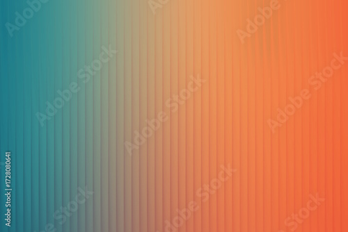 This bright, abstract, and colorful vector illustration features a vibrant gradient pattern of orange, yellow, blue, and green lines for a dynamic background design
