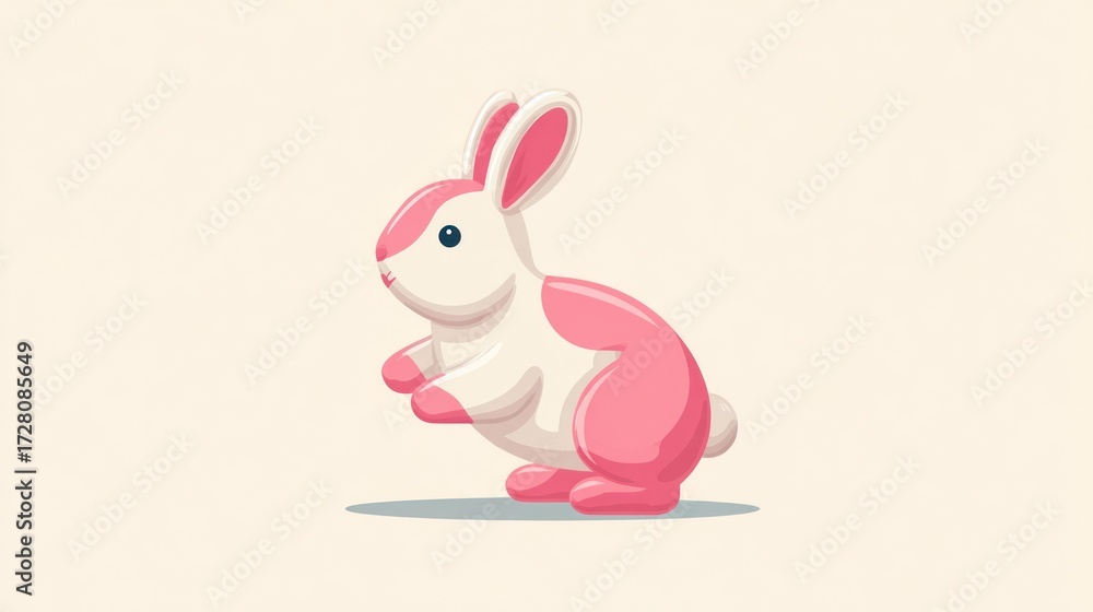 Obraz premium Cute rabbit illustration