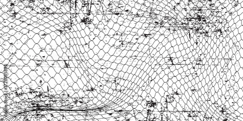 Curved net pattern. Seamless design for sportswear or equipment like soccer goals, volleyball nets, basketball hoops, hockey nets, and athletic gear.Vector art