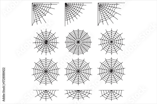 Halloween Spider and Web Collection