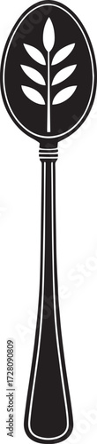 Antique Spoon Vector– Elegant Cutlery Icon