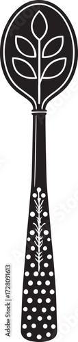Antique Spoon Vector– Elegant Cutlery Icon