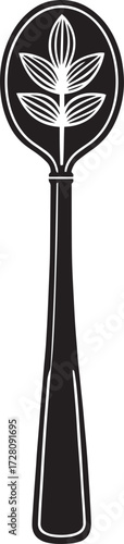 Antique Spoon Vector– Elegant Cutlery Icon