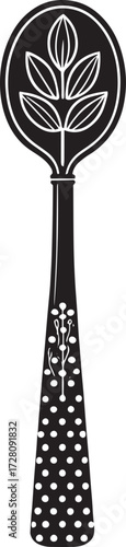 Antique Spoon Vector– Elegant Cutlery Icon