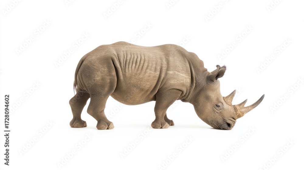 Obraz premium Rhino profile