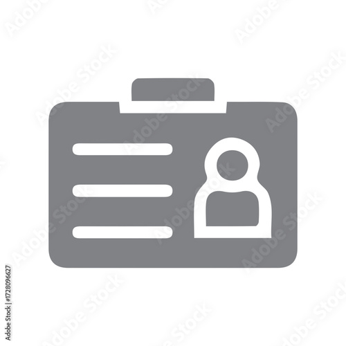 Identification Card Icon