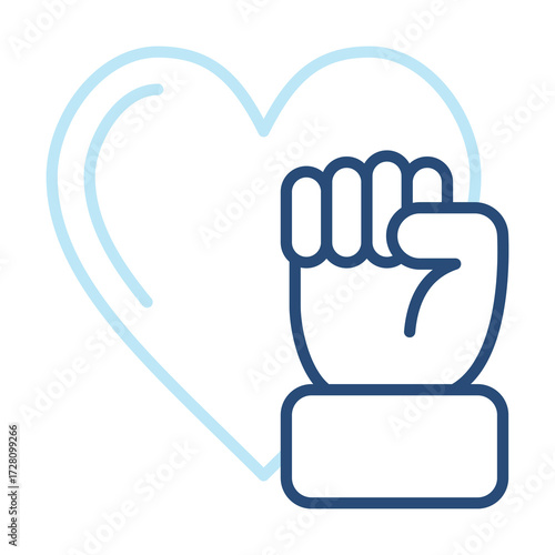Passion Icon Color Outline Style. Vector Illustration Design