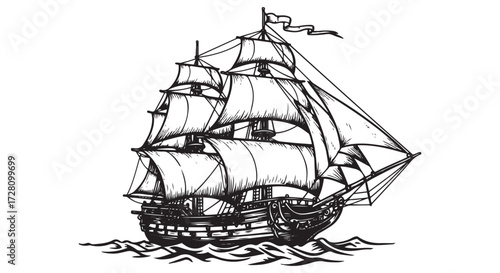 Vintage Sailing Ship