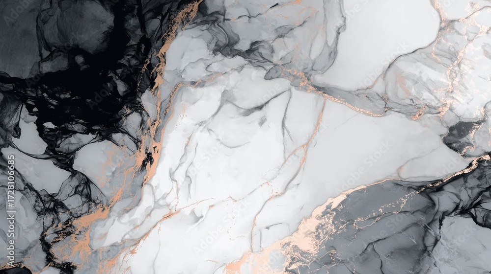 Naklejka premium Abstract gray-blue marble liquid texture, luxury background for high-end designs. Ideal for branding, portfolios, and elegant projects.