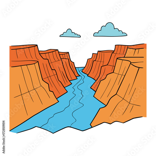 A breathtaking view of the Grand Canyon with a winding road at the bottom, showcasing towering cliffs, deep canyons, and the vast, rugged beauty of nature.
