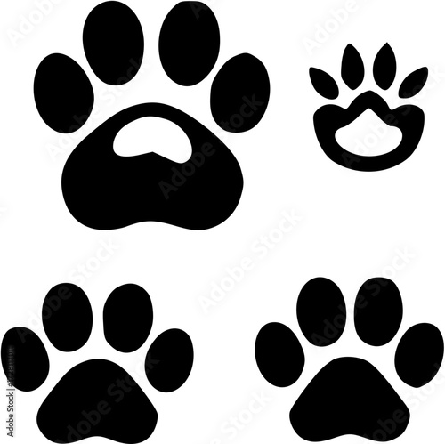 Cute dog icon illustration drawing