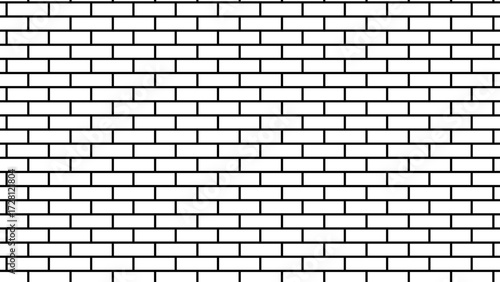 Abstract empty stucco masonry pavement floor and wall limestone brickwork concrete texture. Urban white, black line cement rough row wallpaper abstract background.