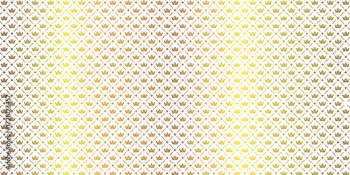 seamless pattern with crown logo (artwork 1)