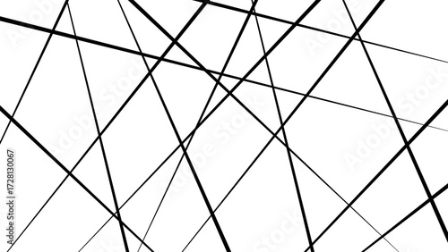 Abstract geometric pattern. Outline monochrome texture. Random chaotic lines abstract geometric pattern texture.